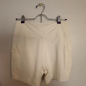 Women's Cream Shorts